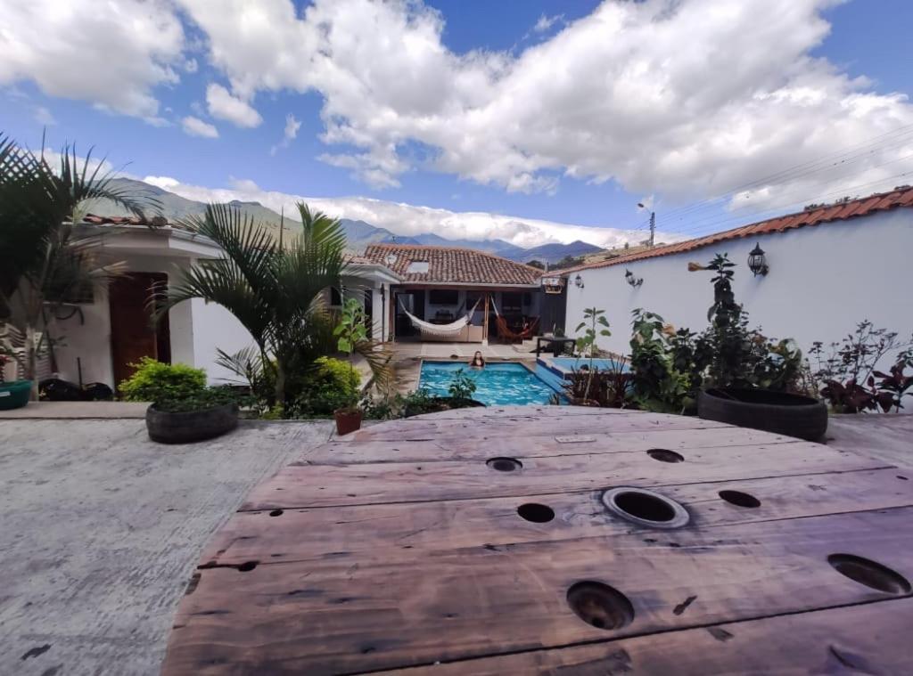 Hostel Las Palmas Vilcabamba Esterno foto