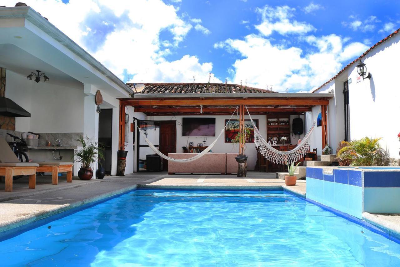 Hostel Las Palmas Vilcabamba Esterno foto